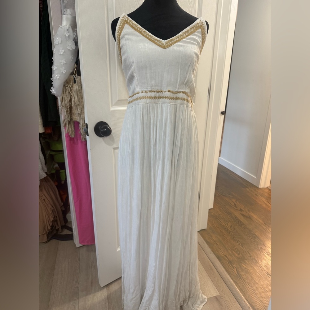 Flowey White Maxi Dress